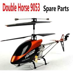 Parts & Accessories Double Horse DH 9053 RC Helicopter Spare Parts Accessories Main Blades, Grip, Main Shaft, Motor, Remote Controller, Receiver - (Color: Antenna)