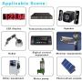 Golf Cart DC Converter 48V Voltage Reducer to 24V 10A Regulator Multipurpose Engine Protection Motor Vehicle Repair Boat Solar System LED Display Fan