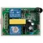 Calvas AC220V 2CH 10A Radio Controller Motor Positive &negative RF Wireless Remote Control Switch Receiver + 4wall Panel Sticky Remote