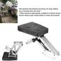 Akozon Outboard Motor Bracket Kicker for Boat 25HP 110 lbs 304 Stainless Steel Boat Motor Stand Bracket for 2‑Stroke Outboard Engine