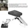 Akozon Outboard Motor Bracket Kicker for Boat 25HP 110 lbs 304 Stainless Steel Boat Motor Stand Bracket for 2‑Stroke Outboard Engine