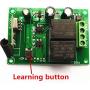 Calvas 433Mhz Wireless RF Switch DC12V Relay Receiver Wireless Remote Controls For DC Motor Forward and Reverse Controller - (Color: 1202-2kt05)