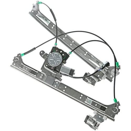Front Passenger Side Window Regulator with Motor for Chevrolet Trailblazer GMC Envoy Buick Rainier Isuzu Ascender