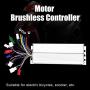 Electric Bicycle Brushless Motor Controller, 36V/48V 1500W Sine Wave Ebike Controller for Electric Bike Scooter