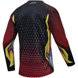 JPOJPO Downhill Cycling Jersey Mens Racing Jersey Long Sleeve MTB Bicycle Clothing Bike Shirt Motorcycle S-4XL