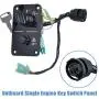 704-82570-08-00 Single Engine Key Switch Panel by Wadoy Compatible with Yamahaa 12V Outboard Yacht Boat Switch Panel 704-82570-11-00 704-82570-12-00