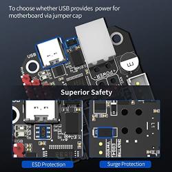 BIQU EBB36 CAN Bus Adapter Board with MAX31865 Hot End PCB Board Filament Break Blockage Detection for 36 Stepper Motor Extruder Nozzle Head Tool for Blv Ender 3