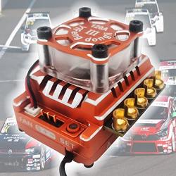 yifengdongli 120A Brushless Sensored ESC Support Sensor Sensorless Brushless Motor for 1:10 1:12 RC Car Orange, 40x30x35