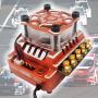 yifengdongli 120A Brushless Sensored ESC Support Sensor Sensorless Brushless Motor for 1:10 1:12 RC Car Orange, 40x30x35