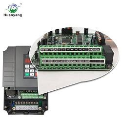 Huanyang Vector VFD Variable Frequency Drive,Single to 3 Phase,5.5kW 7.5HP 220V AC 25A for Motor Speed Control ,GT Series