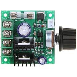 Pangocho Jinchao-Dc Motor Speed Controller with Knob Adjustable Speed Regulator, 9V-50V 10A PWM DC Motor, Easy to Install