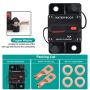 60 Amp Circuit Breaker,with Manual Reset,Waterproof, 12V-48V DC, 30-304A,for Car Marine Trolling Motors Boat ATV Manual Power Protect for Audio System Fuse
