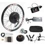 USA FreeShipping !High Power e Bike kit 52v 2000W Electric Bike Conversion kit with KT 40A Sine Wave Controller,KT LCD8H Color Display, 7 Speed flywheel