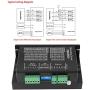 FTVOGUE Stepper Motor Driver CNC Digital Controller 32‑Bit Hybrid Stepper Motor Controls DMA860H 2.4‑7.2A 18‑80VAC ,Sport Control