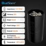 124-149 uf/MFD 165VAC Round Run Start Capacitor Replacement Part by BlueStars - Exact Fit for AC Motor Run or Fan Start and Cool or Heat Pump Air Conditioner