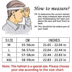 Motorcycle Helmet German Style Half Helmet Skull Cap Adult Men Women Half Shell Helmet, DOT Approved Retro Half Face Helmet for Cruiser Scooter Chopper (Large)