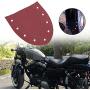 Qiilu Motorcycle Fender Mud Flap, Stable Motorcycle Modification Mudguard Cover Front Fender Mud Flap Accessories to Protect Your Tires (Red)