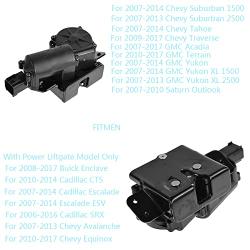 WZruibo Rear Electric Tailgate Lock Actuator Trunk Door Lock Actuator Motor For GM Chevy Suburban Tahoe Traverse, GMC Acadia Yukon, Cadillac Escalade Replacement #931-107, 13581405, 13501872, 13503467