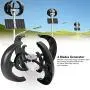 Wind Turbine Kit 1200W 4 , Handpieces & Instruments Handpiece Turbines Blade Generator With Controller AC Motor Solar System Lantern Type Double‑Layer Black for Home Camping Charging Boats[24v]