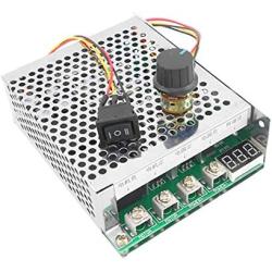 DollaTek 10V-55V 12V 24V 36V 40A DC Motor Speed Controller Forward Reverse Adjustable Knob Switch Plus Control Driver with Digital Display