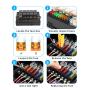 Fuses Assortment Kit - 330 PCS Car Blade Fuses - Mini & Standard Size(2A 3A 5A 7.5A 10A 15A 20A 25A 30A 35A 40AMP),Replacement Fuses for Automotive/RV/Truck/Motorcycle/Boat