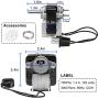 S99080166 Vent Bath Fan Motor and Fan Replacement BP28 Bathroom Fan Motor Kit Compatible with broan nutone 70cfm 1.4 Amp 3000RP 120V CCW