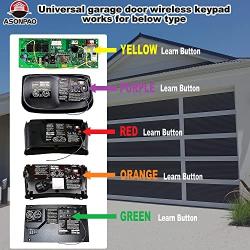 CMXZDCG440 Universal Wireless Keypad for Sears Craftsman Garage Door Openers(1Pack)