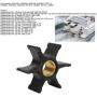 BODAO 435821/5001593/395864 Boat Engine Water Pump Impeller Key Oring for Johnson/Evinrude 85-300HP Outboard Motor