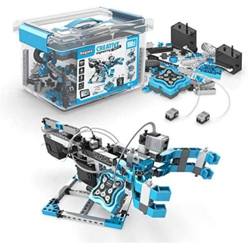 Engino Toys - Creative Engineering Maker Pro Robotized 100 Models Set | Robotics and STEM Activities | for Ages 10+ (CE101MP-A)