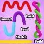 Sense & Grow Sensory Pop Tubes 6-Pack - Fidget Montessori Toys for Kids - Stretch Tubes for Children with ADHD and Special Needs - Autism Therapy Toys - Fine Motor Skills and Learning Activities