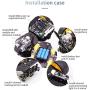 Yahboom Smart Robot Chassis Kit with 4 TT Motor 4 Wheels Robot Car Chassis for UMO R3 Raspberry Pi Jetson Nano Electronic DIY Learning Kit