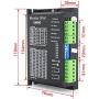 RATTMMOTOR DM542 Stepper Driver CNC Microstep Stepper Motor Driver 1-4.2A DM542 Digital Nema17 Nema23 Stepper Motor Controller 20-50VDC for 3D Printer CNC Router Engraver Milling Machine