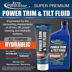STAR BRITE Power Trim & Tilt Fluid - Formulated for Maximum Pump and Seal Life With Special Anti-Wear, Anti-Foam Additives, Superior Lubrication Additives and Corrosion Inhibitors