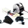 L-faster 24V 250W Electric Brushed DC Motor Electric DIY 250W Motor Kit E-Bike Engine High Speed Motor with 11 Tooth Sprocket