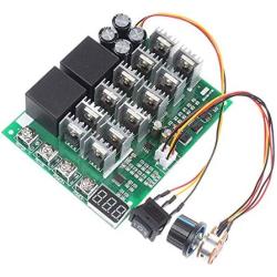 Stayhome 1pcs DC 10-55V 12V 24V 36V 48V 55V 100A Motor Speed Controller PWM HHO RC Reverse Control Switch with LED Display