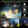 Battery Adapter Charger for Ryobi 18V One+ Li-ion Battery Hiesuan Power Source with 420LM LED Light, 2 USB Ports, Foldable Hang Hook Portable Handheld Flashlight Worklight Outdoor Camping Lantern