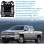 MangoS Compatibleu A5365 15854941 15854939 2007-2014 Escalade, Chevy Silverado, Suburban, Tahoe, GMC Sierra, Yukon - Right and Left Engine Motor Mount with Heat Shield