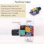 DAOKI 2Pcs 5A Motor Speed Controller Module Mini DC Motor PWM Speed Controller Switch Control Controller Switch LED Dimmer 3V 6V 12V 24V 35V Max 90W