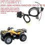Shift Wiring Harness Kit for 2000-2006 Honda Rancher 350 ES Bypass Angle Sensor Shift Motor Computer,Angle Sensor Computer Bypass Wiring Shift Harness kit
