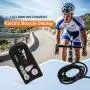 SOONALL 36V/48V Electric Bike Display Meter, Waterproof LED Display Meter with Motor Controller, Multi-Functions Display Control Panel for Bicycle Modification
