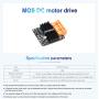 DC Moter Driver Dual H Bridge Motor Speed Controller DC 6.5-28V Operating Voltage 12A 7-24V Motor with Heat Sink Suitable for MD60