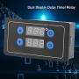 Timer Relay,Adjustable Cycle Delay Timer Relay Module Timing Delay Board with Digital Display(DC 12V)