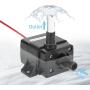 Mini Submersible Water Pump 2 Pack, DC 12V Ultra-Quiet Electric Brushless Submersible Fountain Pump for Aquarium Fish Tank Hydroponic Fountains