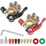Car Battery Terminal Connectors, 2 Pcs 4 Way Quick Release Disconnect Car Battery Terminal for SAE/JIS Type A Posts, Compatible With Cars, Vans, Trucks and More
