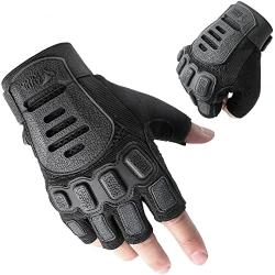 Zune Lotoo Tactical Gloves Knuckles Protective Full Finger & Half Finger, Airsoft Gloves Touchscreen Military Gear Outdoor Shooting Gloves for Men Women Motorcycle Hiking Cycling