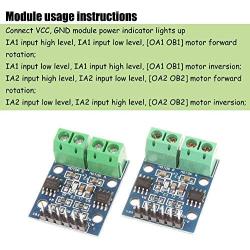 KOOBOOK 2Pcs L9110S 2 Channels DC Stepper Motor Dual Motor Driver Module Controller Board for Arduino