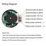 Bemonoc Encoder Metal Gearmotor 12V DC Low Speed 60 RPM Gear Motor with Encoder for Arduino and 3D Printers
