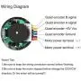 BEMONOC DC Gear Motor 12V Low Speed 10RPM Encoder Metal Gearmotor with Channel Encoder for DIY Engine Toy
