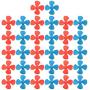 EUDAX Micro DC Motor 2mm Shaft Propeller with 4 Vanes 80mm Fan Shape for Fan Leaves Ship Model RC Boat DIY Airplane Science and Education Toys (32PCS)