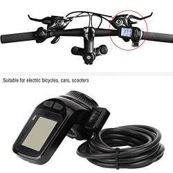 Gaeirt Motor Brushless Controller, 36V 350W Waterproof Brushless Controller Kit with LCD Display Gear Motor Controller for Electric Bicycle Scooter